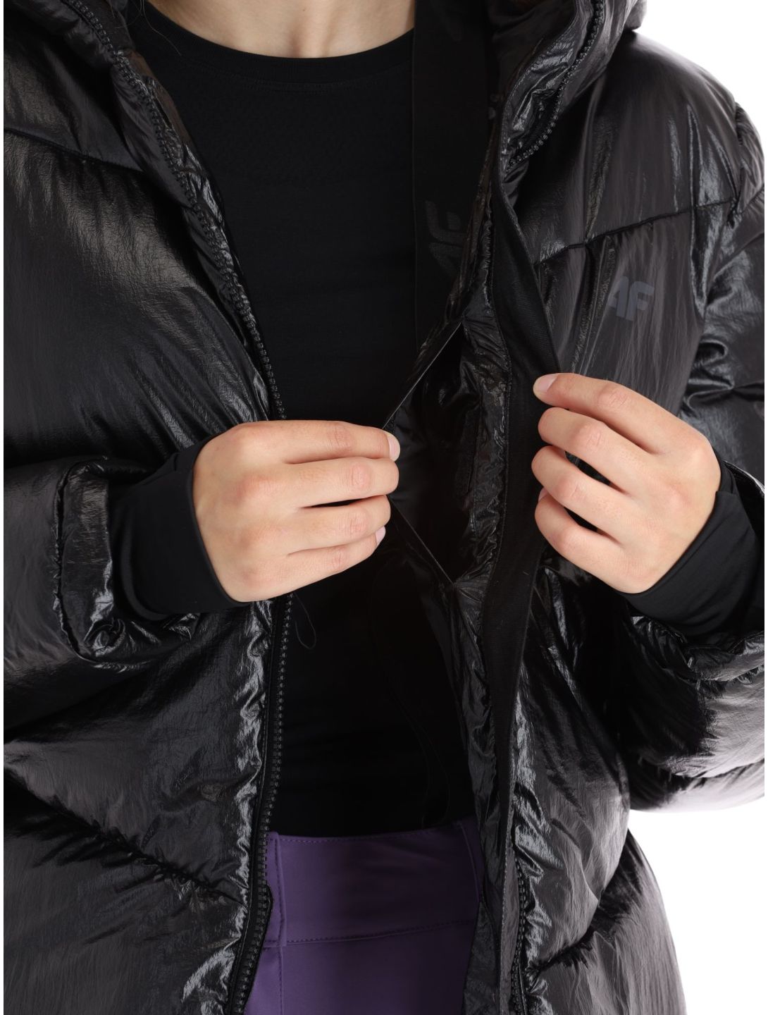 4F, Down Jacket  F277 doudoune femmes Black noir 