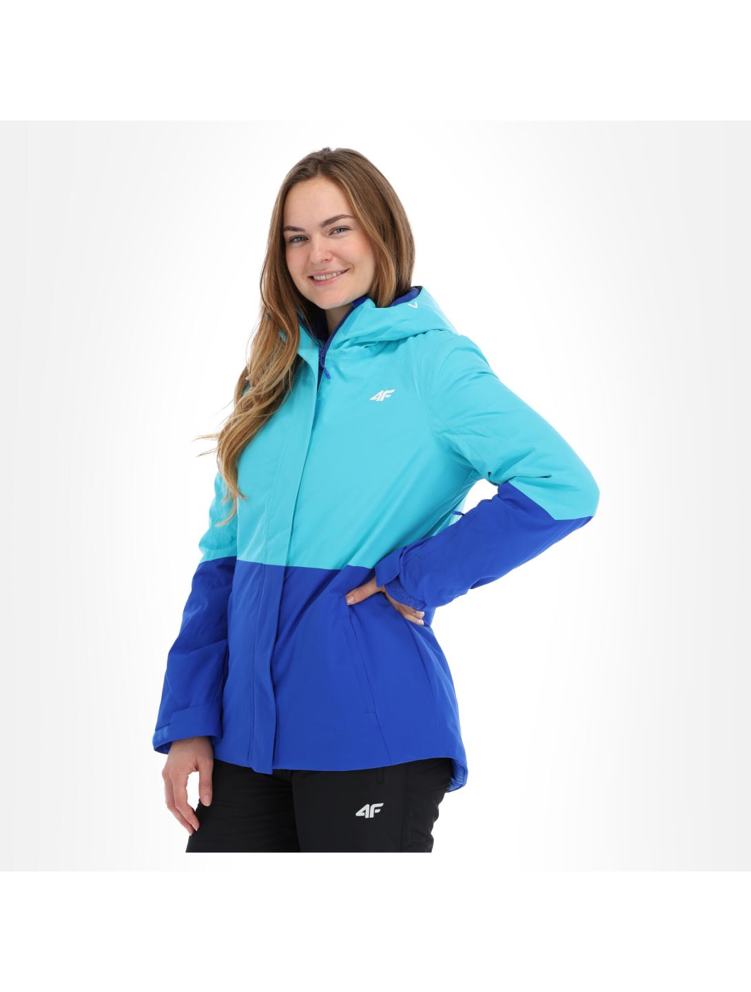 4F, H4Z20-KUDN002 veste de ski femmes turqouise bleu 