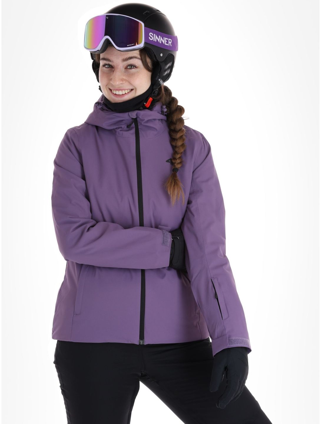 4F, Jacket  F120 veste de ski femmes Dark Violet violet 