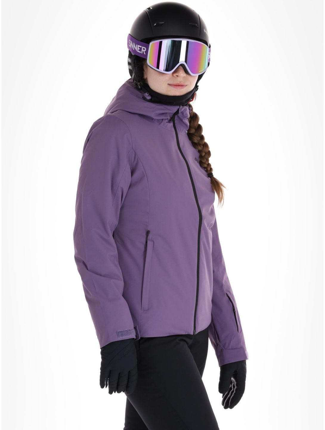 4F, Jacket  F120 veste de ski femmes Dark Violet violet 