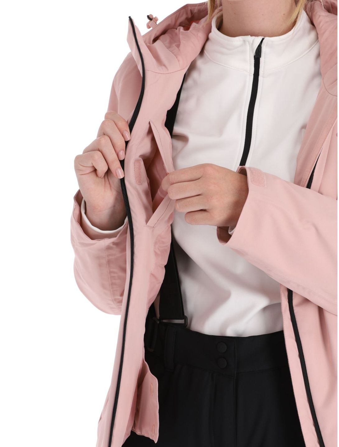 4F, Jacket  F120 veste de ski femmes Light Pink rose 