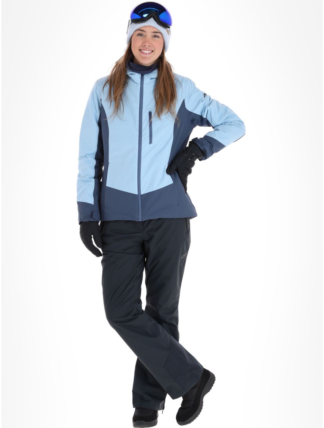 4F, Jacket  F121 veste de ski femmes Light Blue bleu 