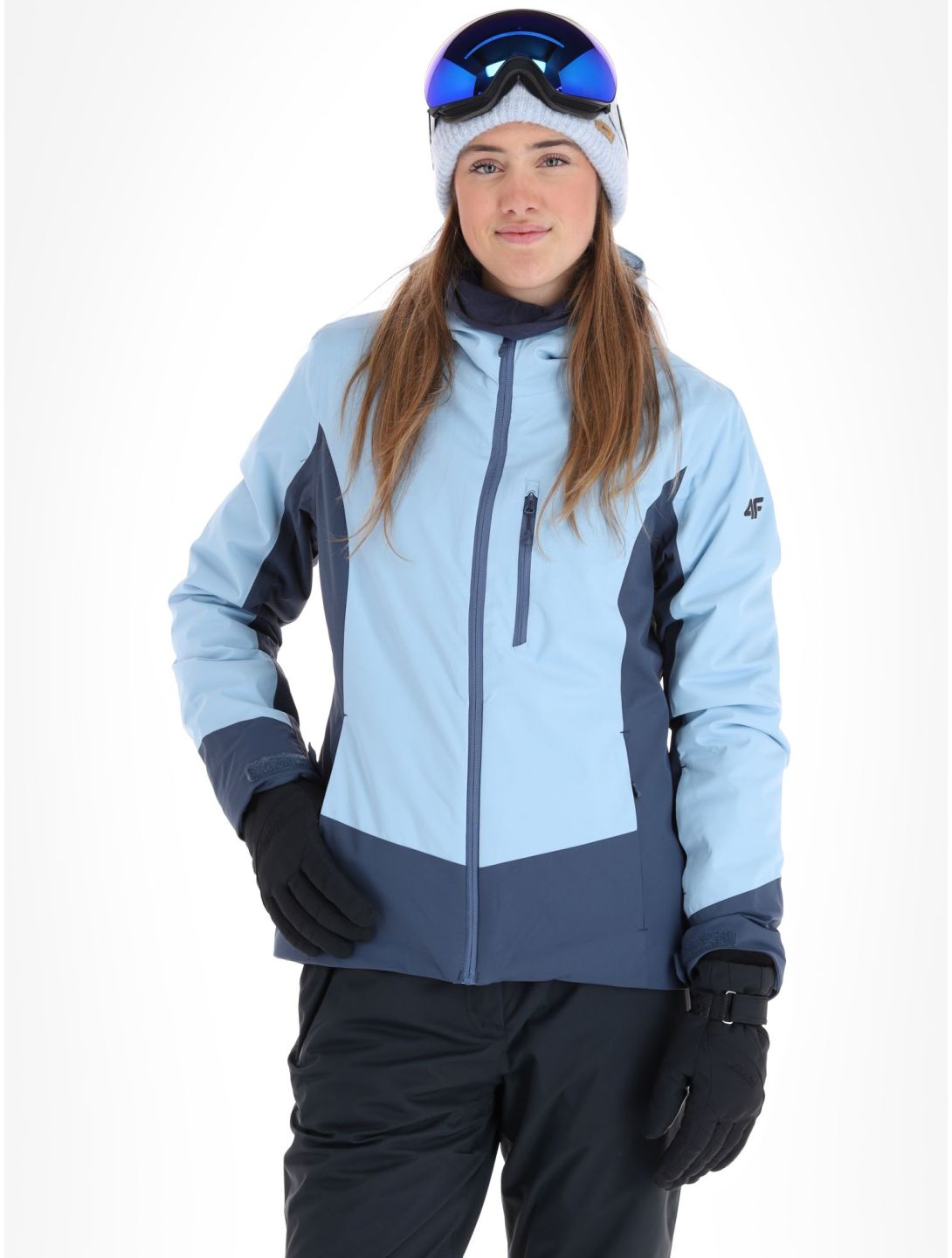 4F, Jacket  F121 veste de ski femmes Light Blue bleu 