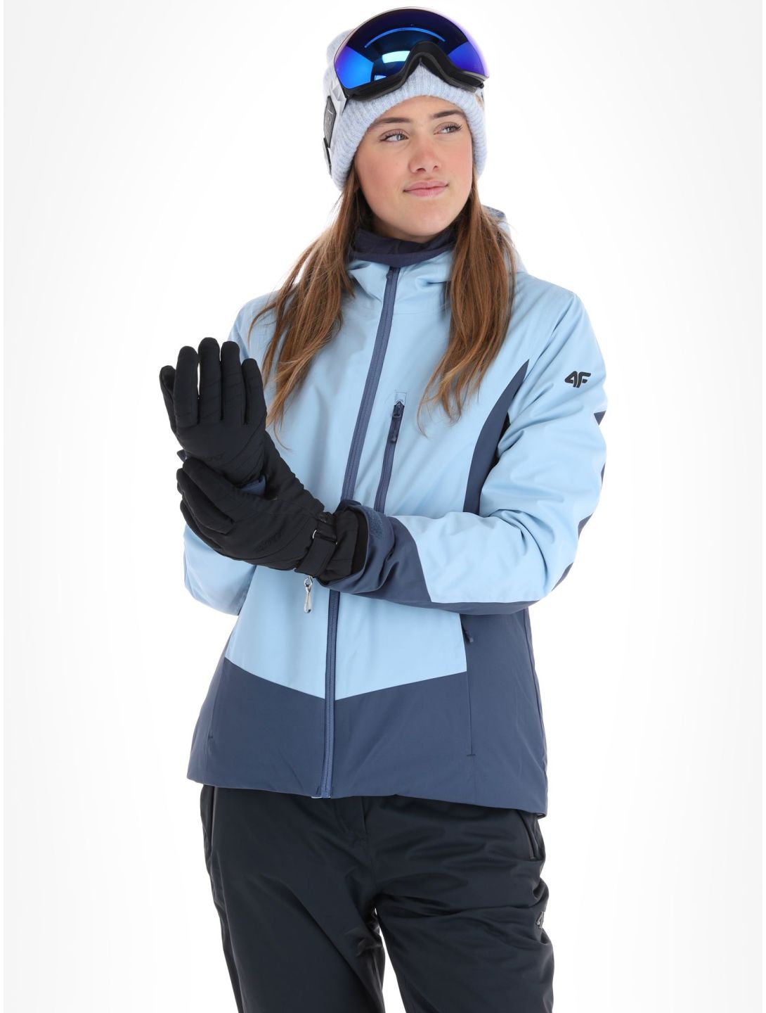 4F, Jacket  F121 veste de ski femmes Light Blue bleu 