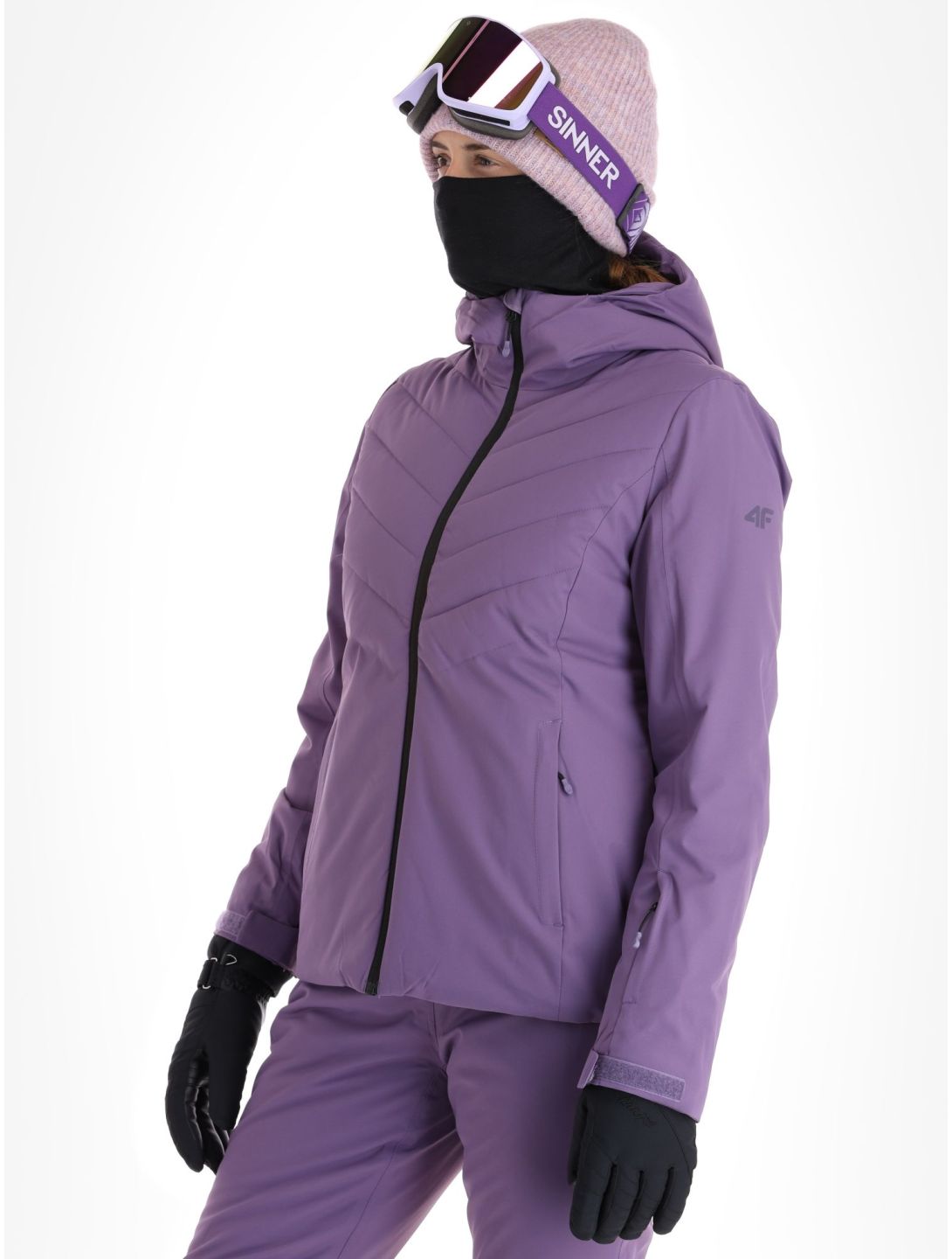 4F, Jacket  F122 veste de ski femmes Dark Violet violet 