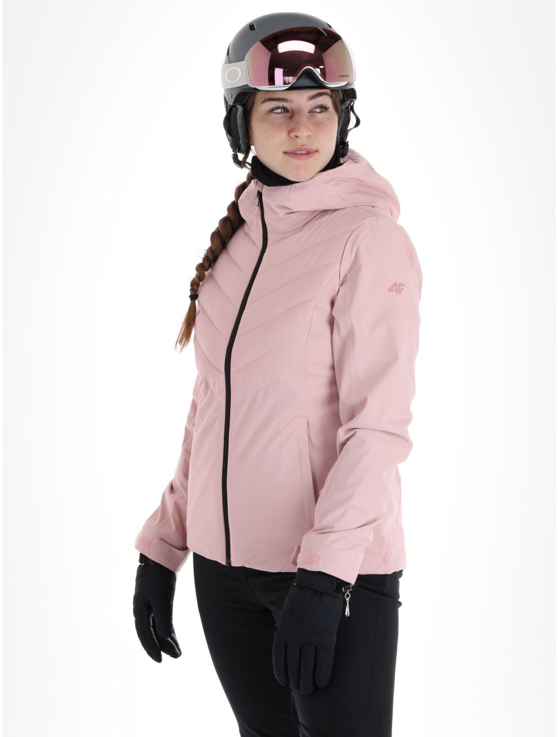 4F, Jacket  F122 veste de ski femmes Light Pink rose 