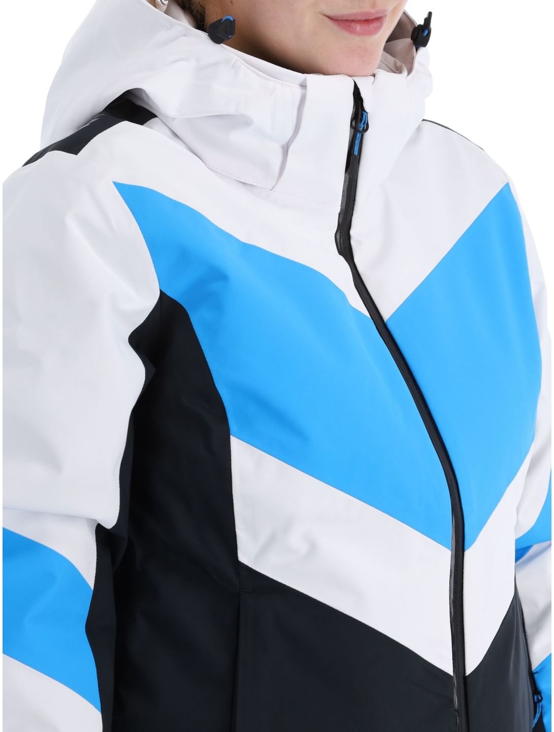 4F, Technical Jacket  F338 veste de ski femmes Turquoise blanc, noir, turquoise 