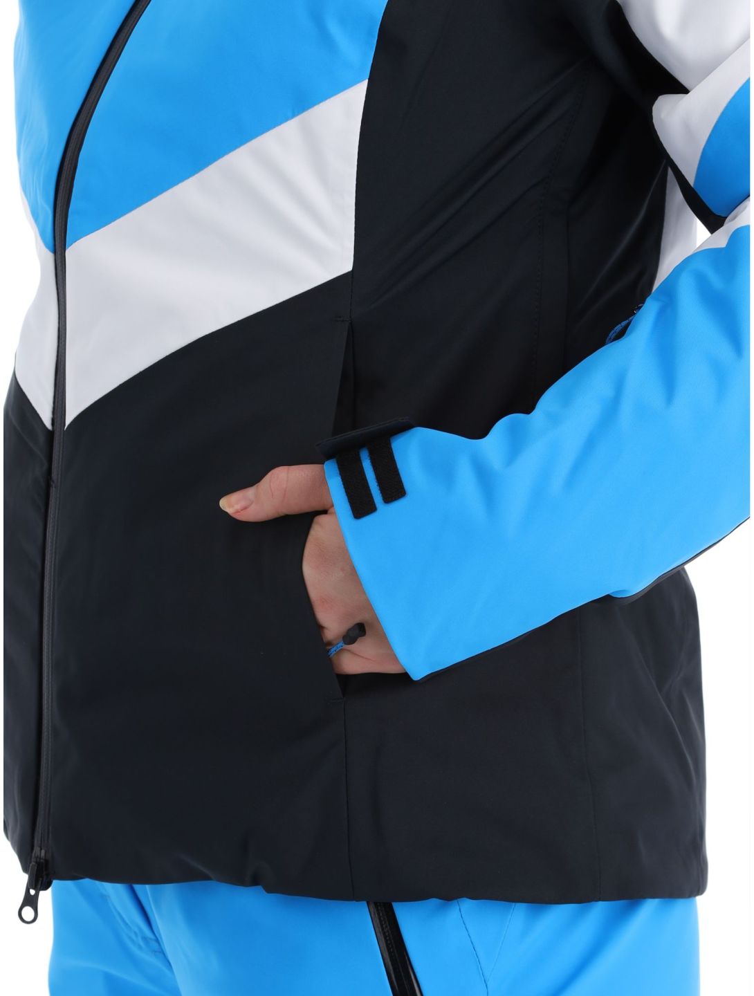 4F, Technical Jacket  F338 veste de ski femmes Turquoise blanc, noir, turquoise 