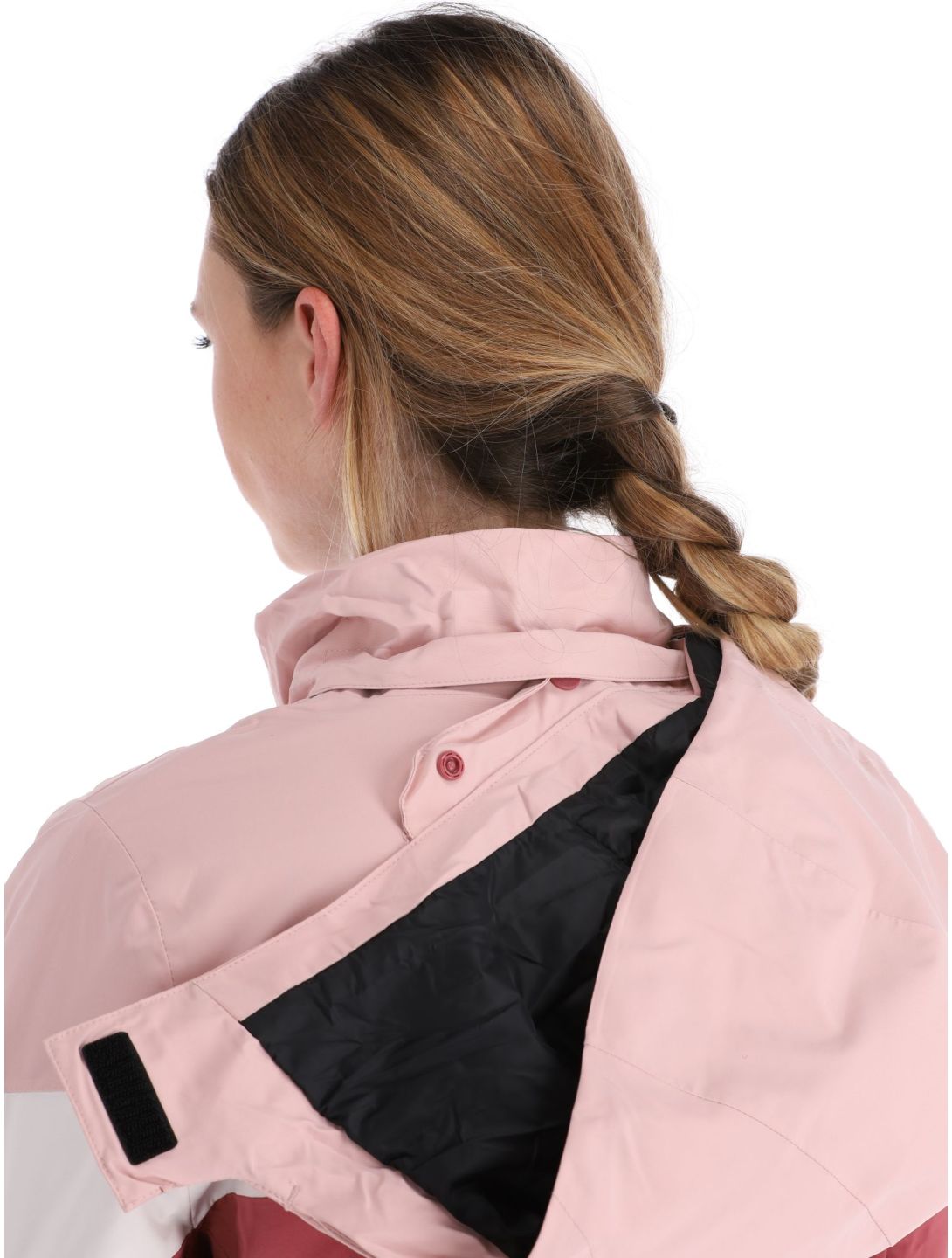 4F, Technical Jacket  F344 veste de ski femmes Dark Pink beige, rose 