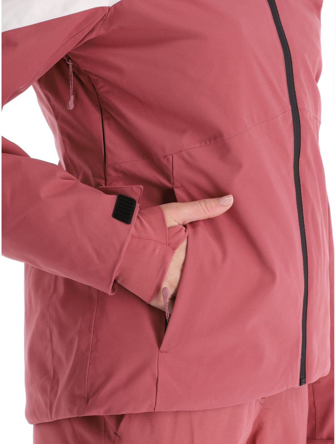 4F, Technical Jacket  F344 veste de ski femmes Dark Pink beige, rose 