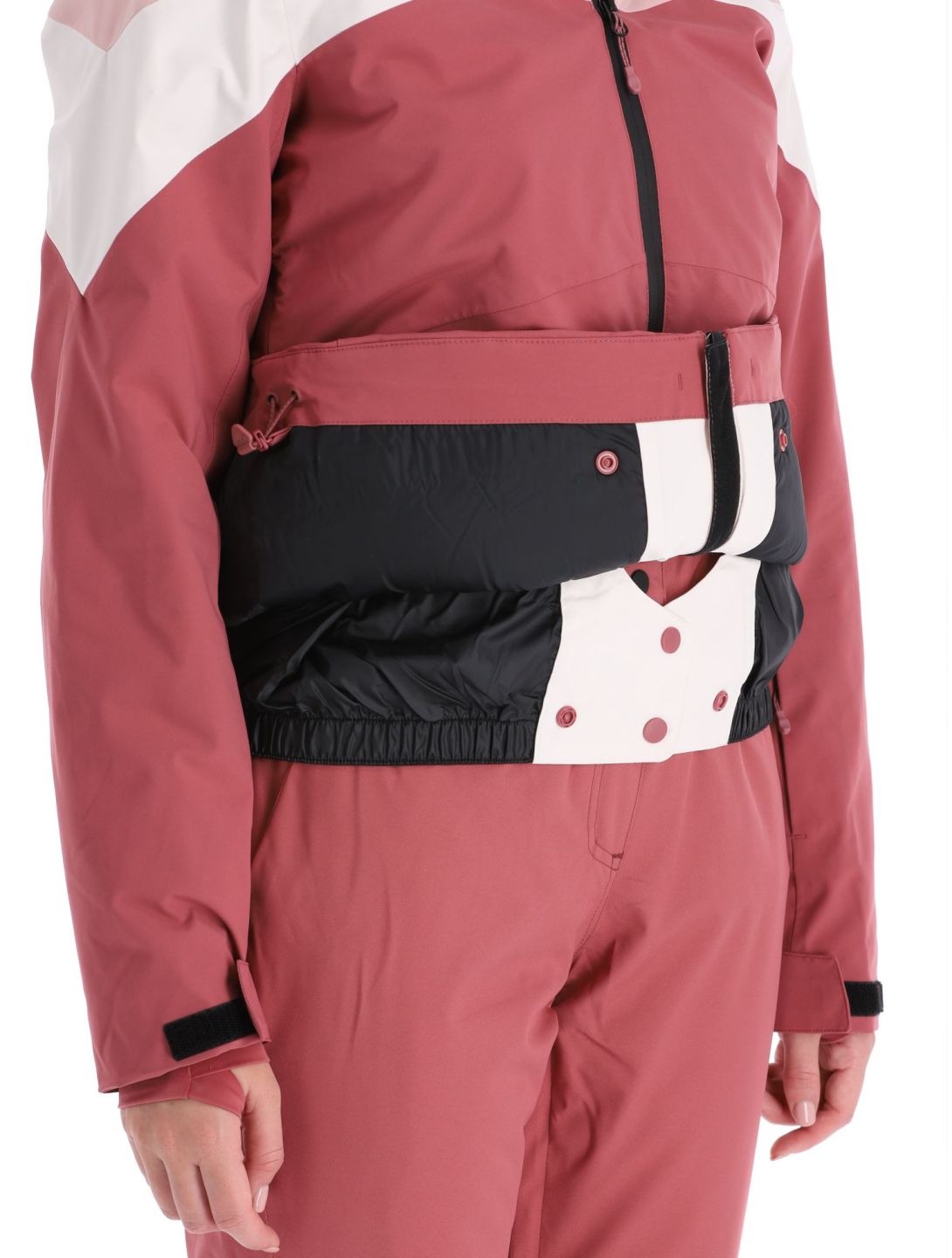 4F, Technical Jacket  F344 veste de ski femmes Dark Pink beige, rose 