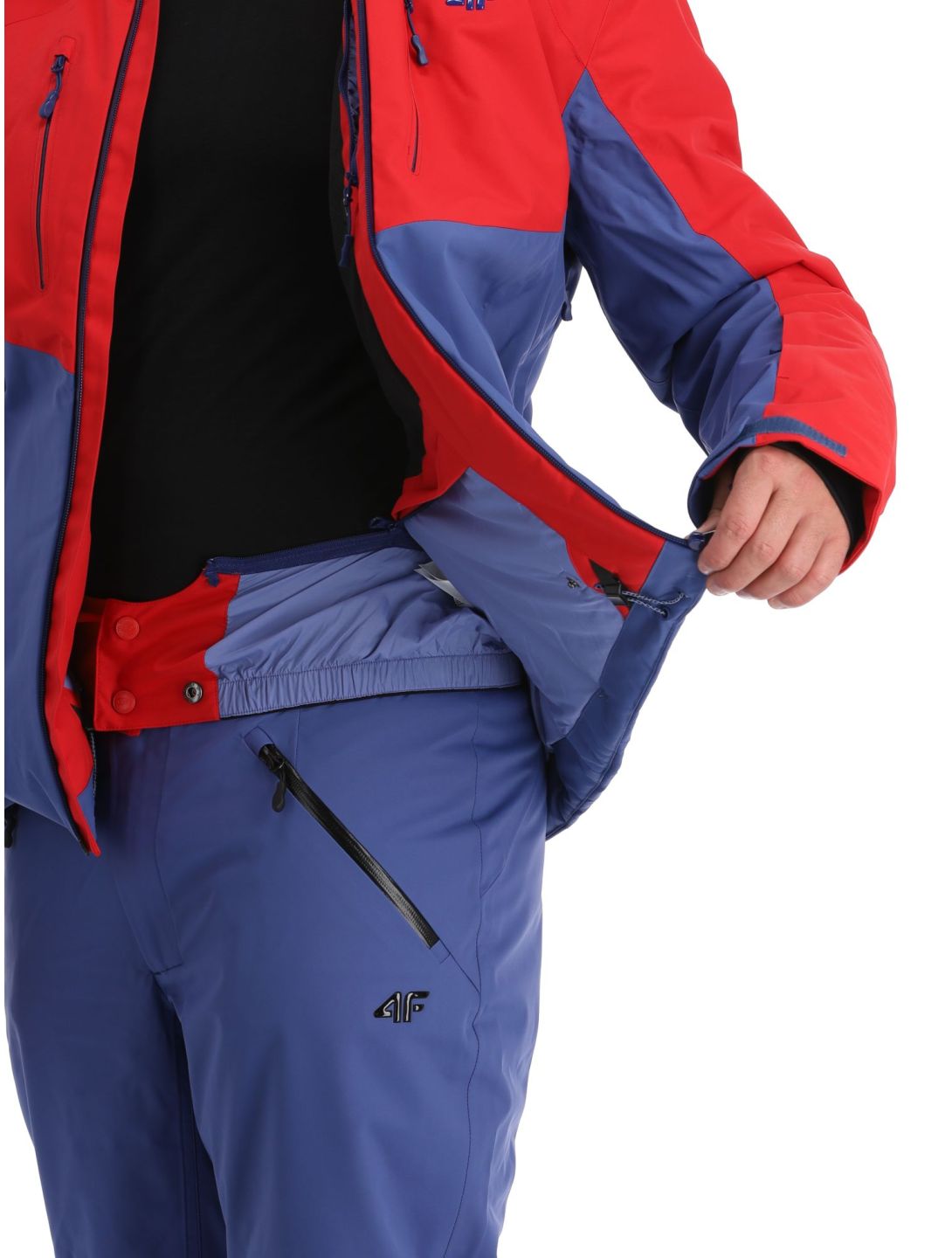 4F, Technical Jacket  M284 veste de ski hommes Dark Red bleu, rouge 