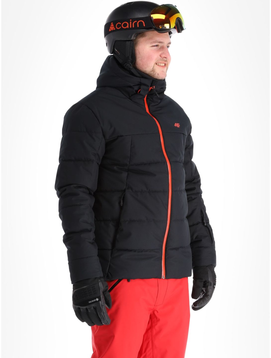 4F, Technical Jacket  M307 veste de ski hommes Deep Black noir 