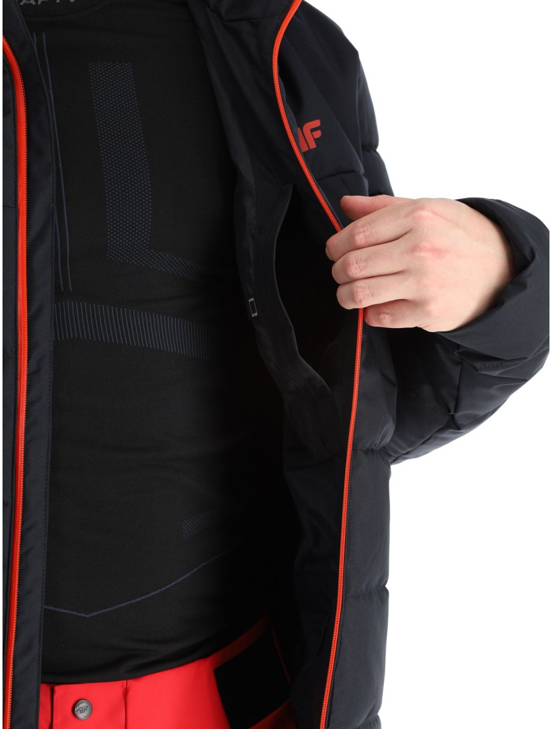 4F, Technical Jacket  M307 veste de ski hommes Deep Black noir 