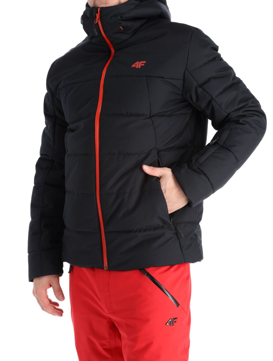 4F, Technical Jacket  M307 veste de ski hommes Deep Black noir 