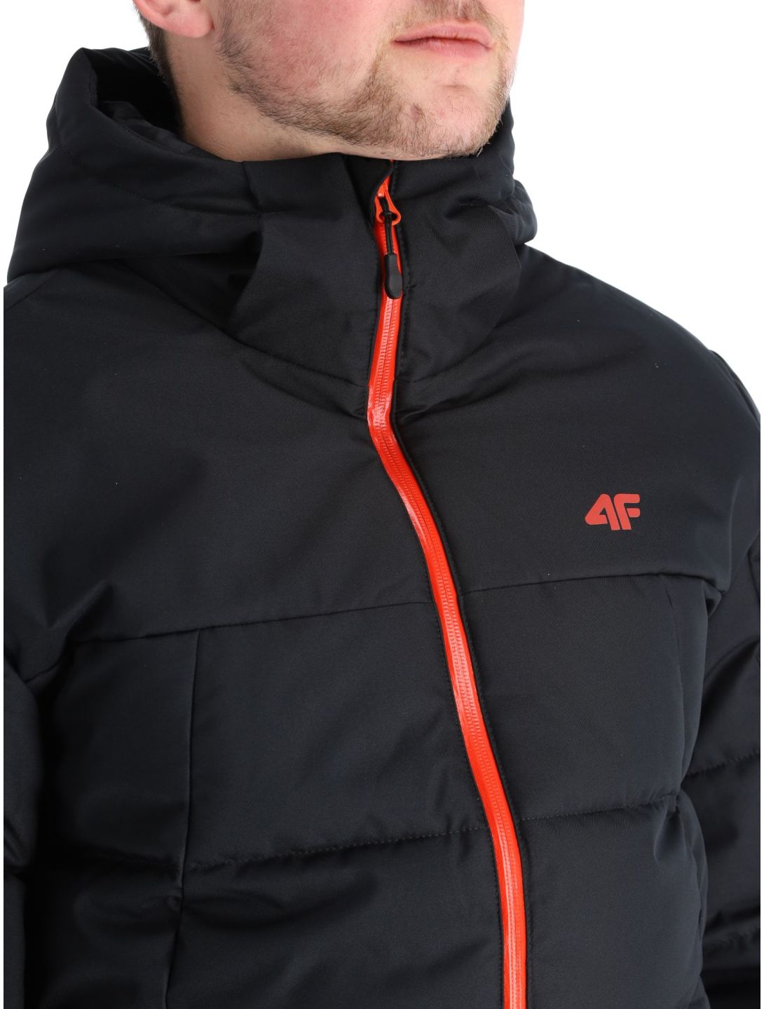 4F, Technical Jacket  M307 veste de ski hommes Deep Black noir 