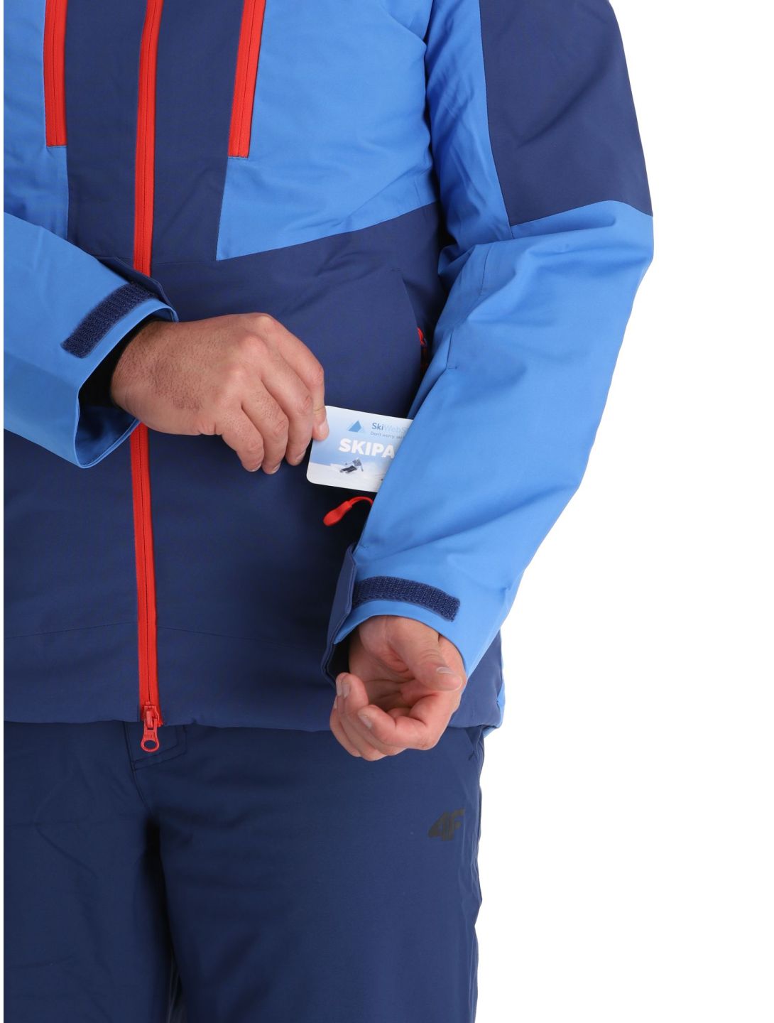 4F, Technical Jacket  M345 veste de ski hommes Navy bleu 