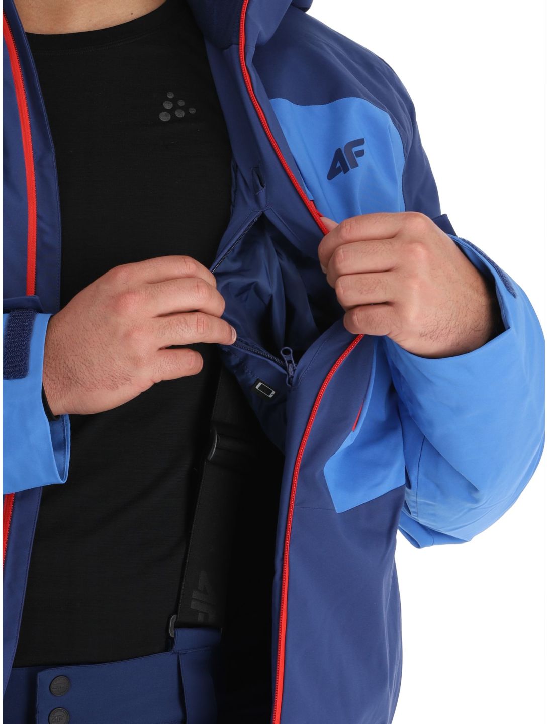 4F, Technical Jacket  M345 veste de ski hommes Navy bleu 