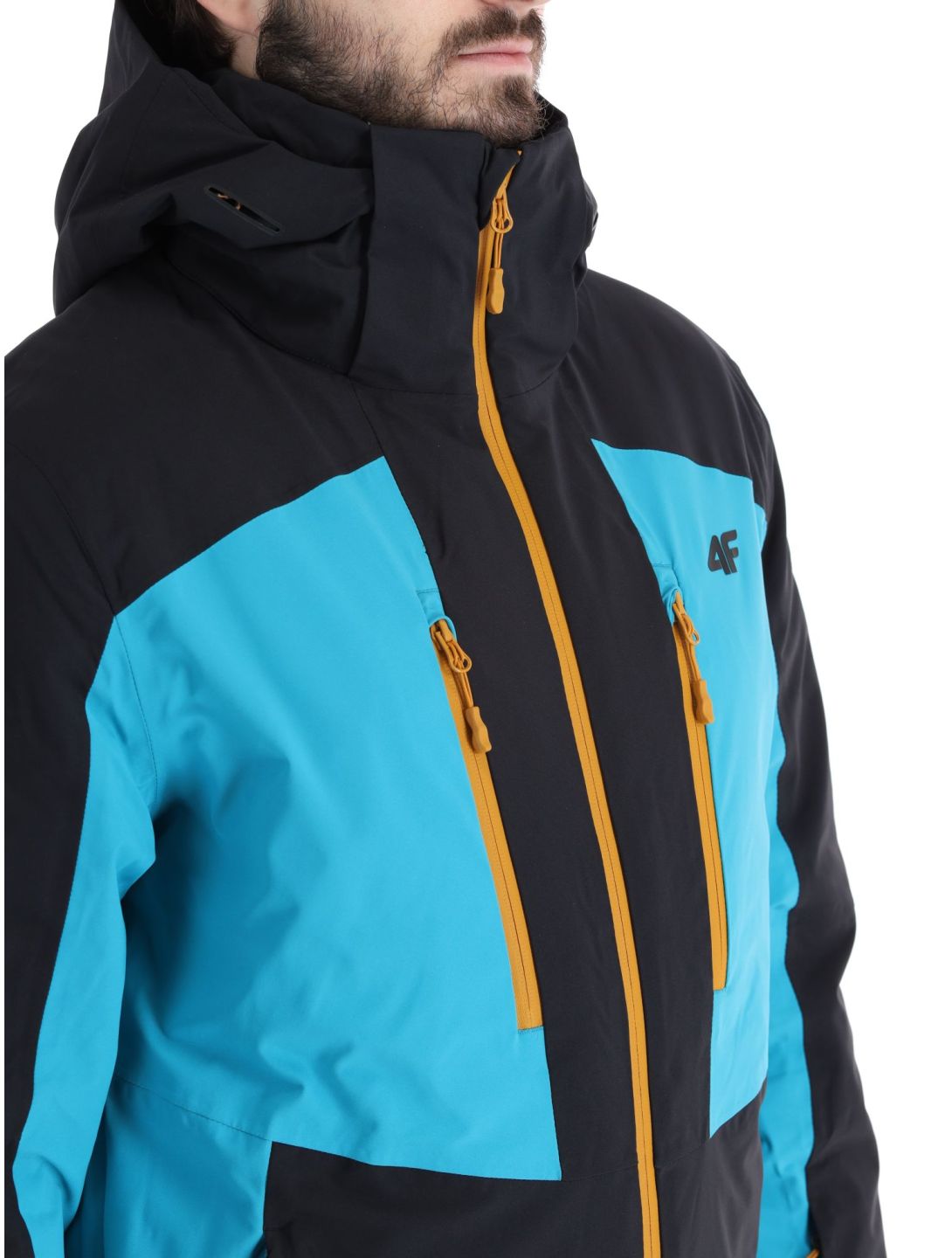 4F, Technical Jacket  M345 veste de ski hommes Turquoise noir, turquoise 