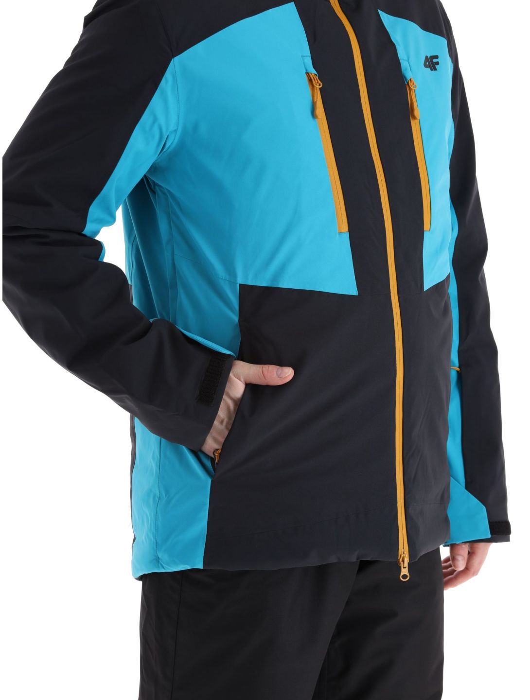 4F, Technical Jacket  M345 veste de ski hommes Turquoise noir, turquoise 