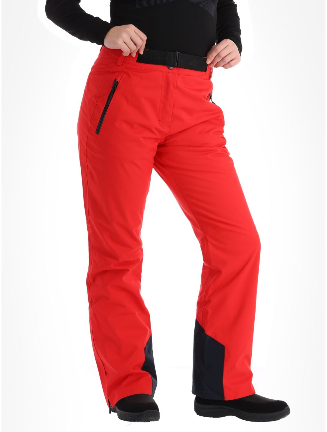 4F, Trousers Fnk  F398 pantalon de ski femmes Red rouge 