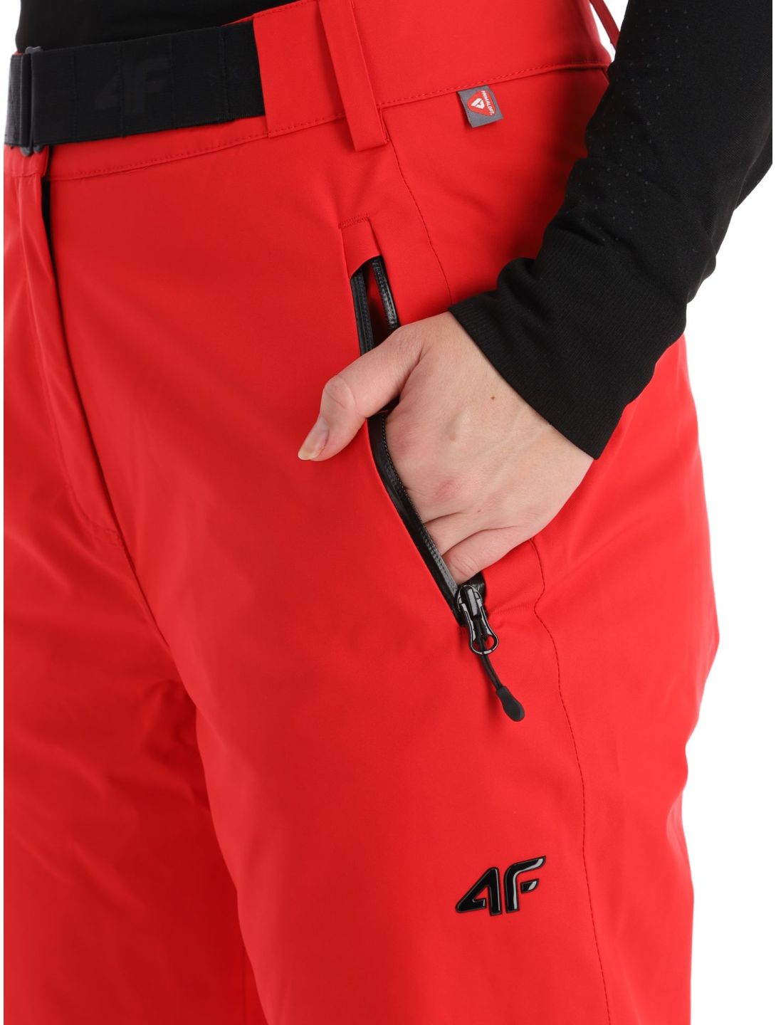 4F, Trousers Fnk  F398 pantalon de ski femmes Red rouge 