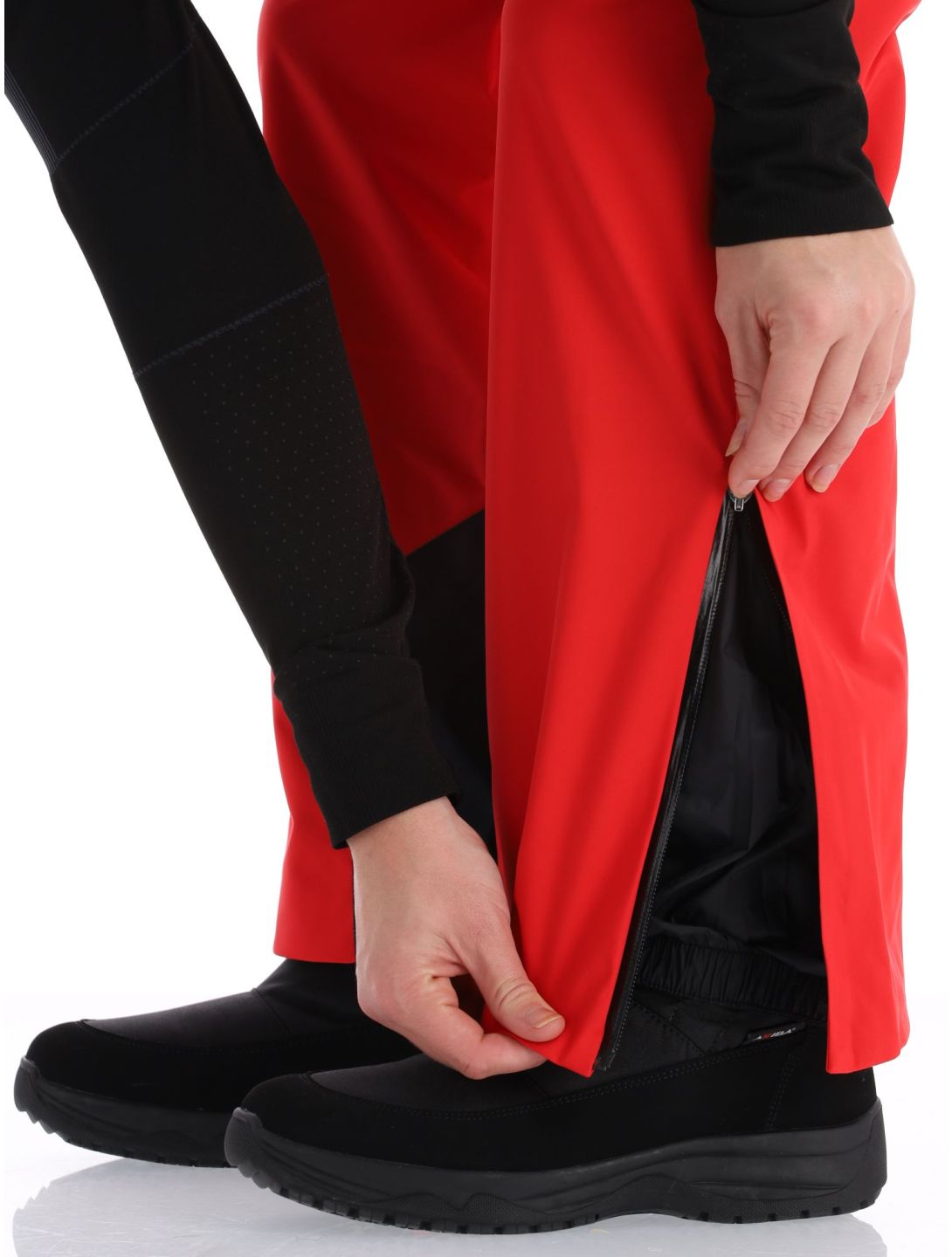 4F, Trousers Fnk  F398 pantalon de ski femmes Red rouge 