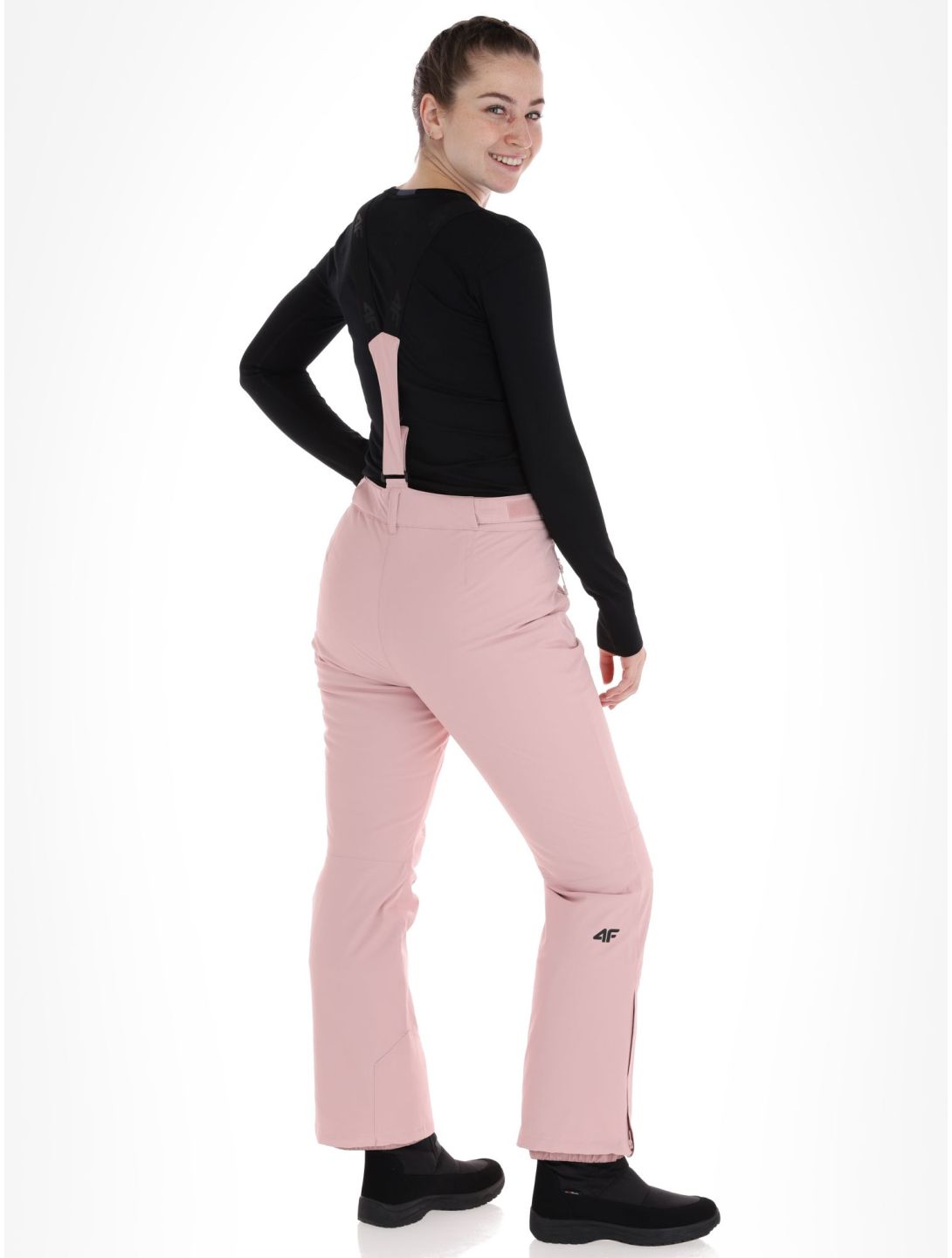 4F, Trousers Fnk  F419 pantalon de ski femmes Light Pink rose 