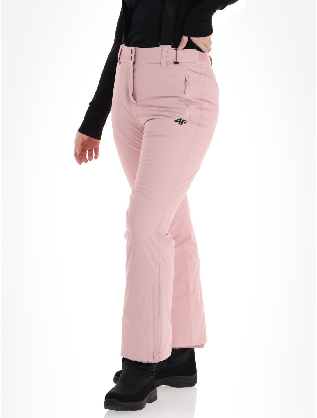 4F, Trousers Fnk  F419 pantalon de ski femmes Light Pink rose 