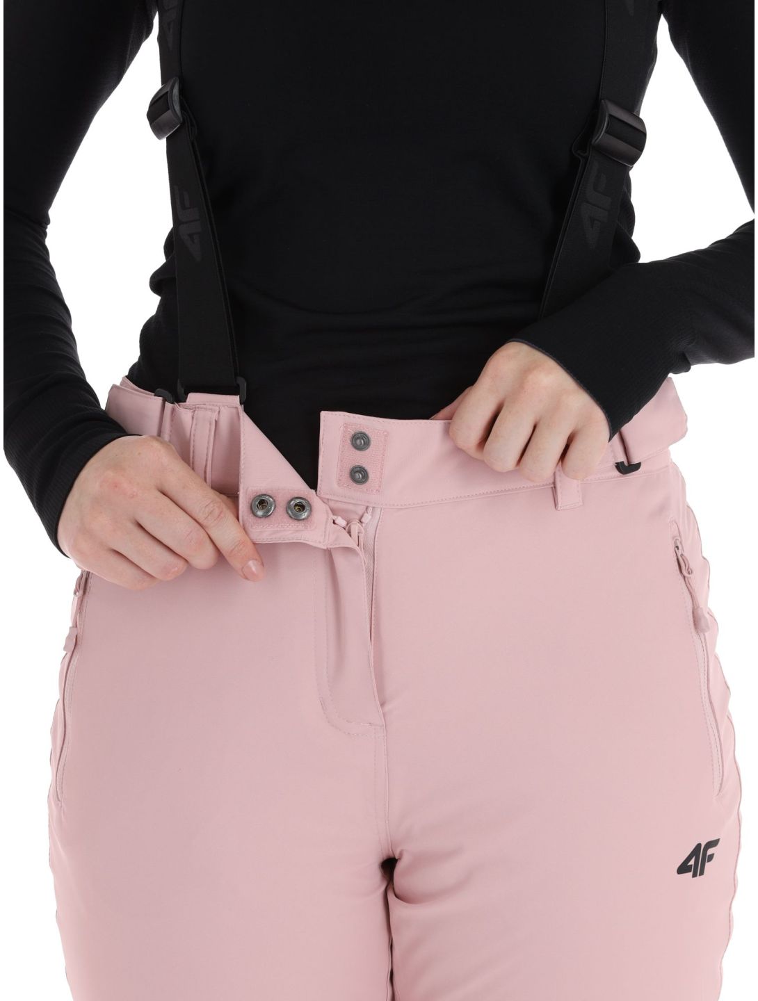 4F, Trousers Fnk  F419 pantalon de ski femmes Light Pink rose 