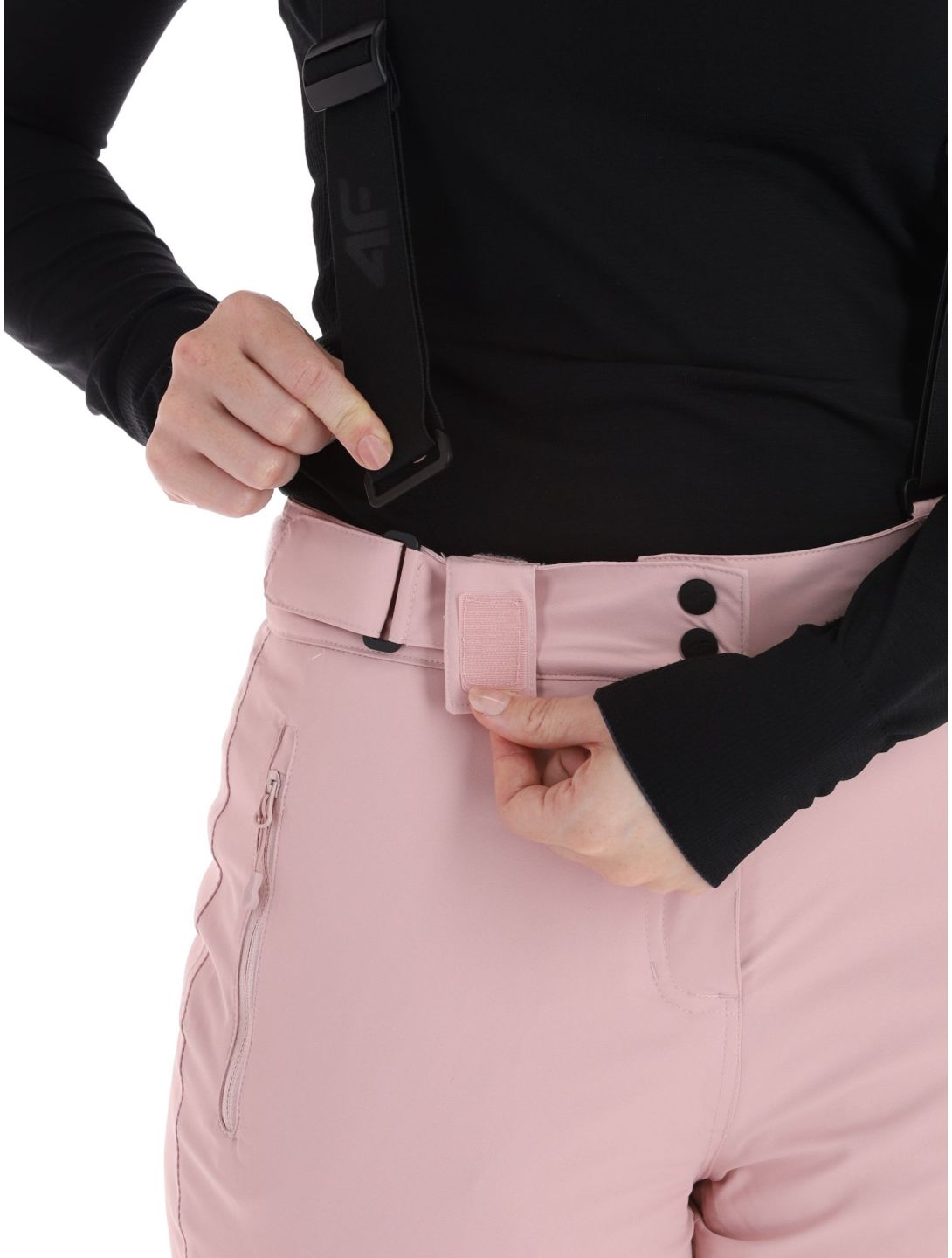 4F, Trousers Fnk  F419 pantalon de ski femmes Light Pink rose 