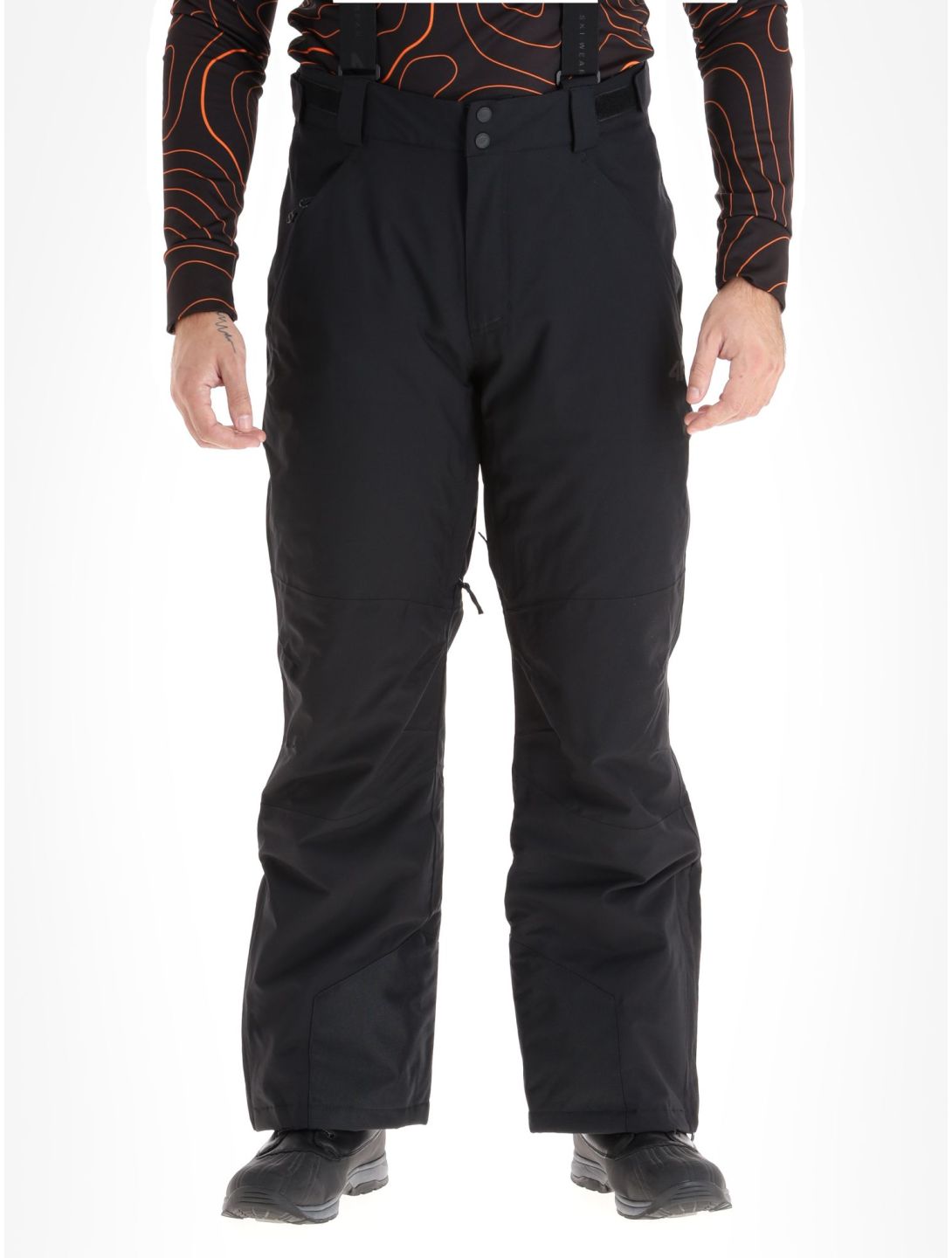 4F, Trousers Fnk  M402 pantalon de ski hommes Black noir 