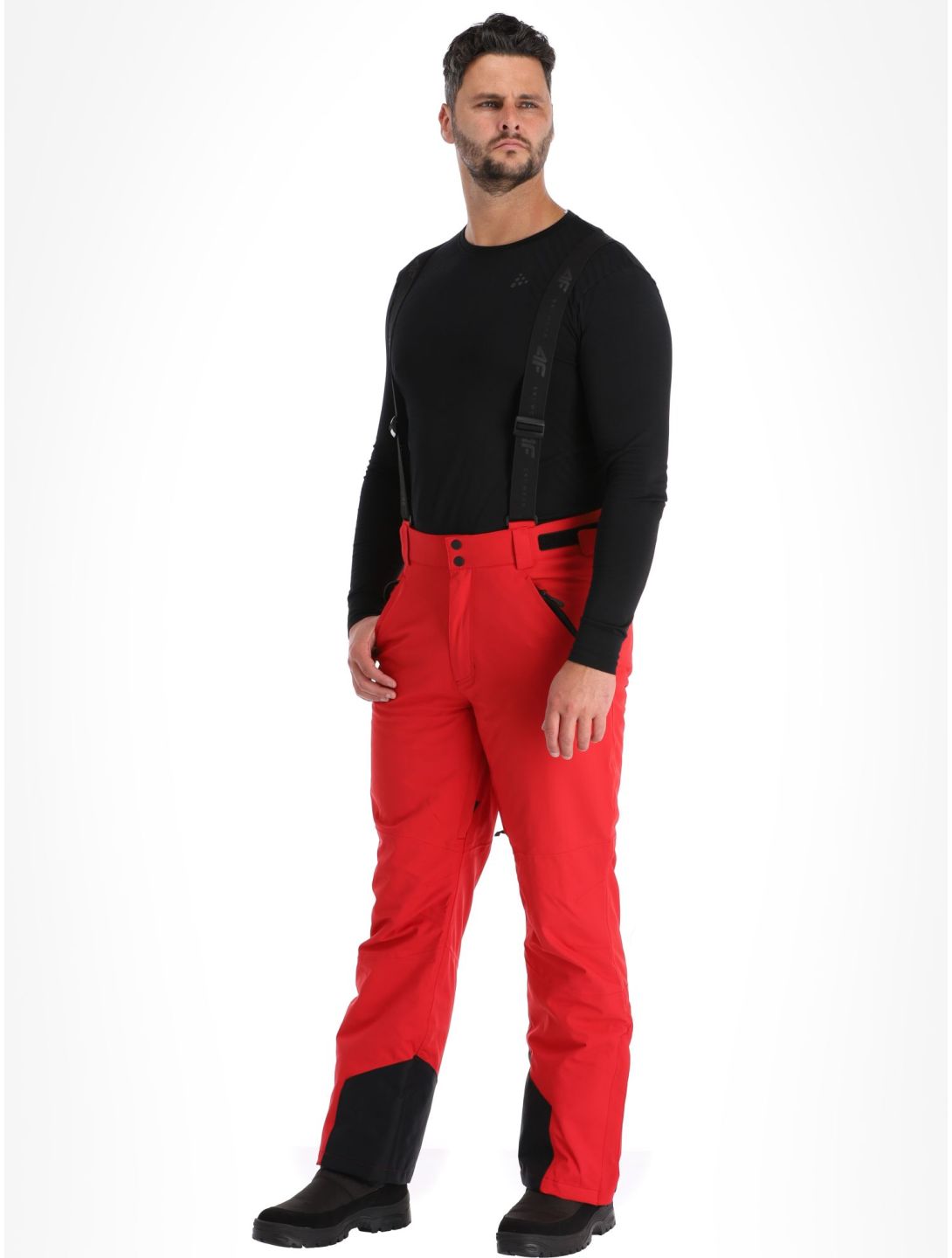 4F, Trousers Fnk  M402 pantalon de ski hommes Red rouge 