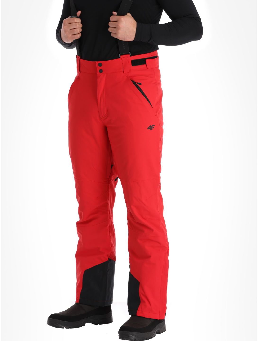 4F, Trousers Fnk  M402 pantalon de ski hommes Red rouge 