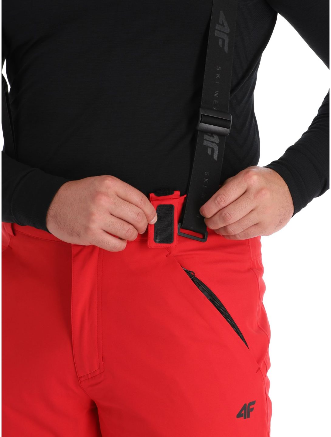 4F, Trousers Fnk  M402 pantalon de ski hommes Red rouge 