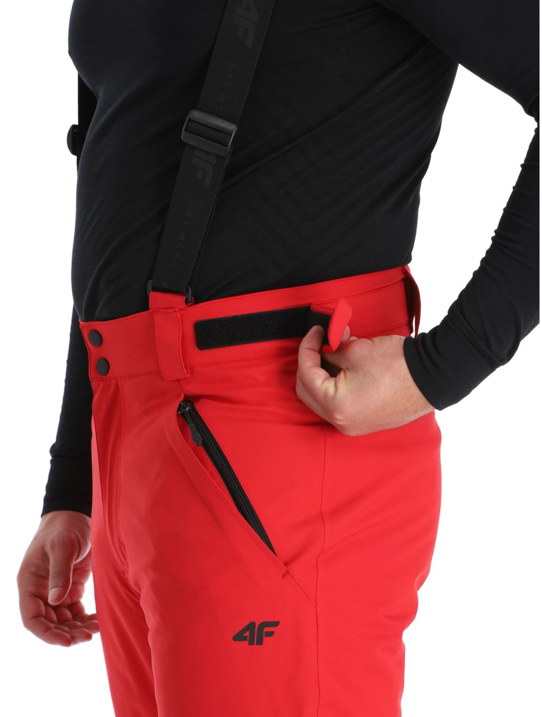 4F, Trousers Fnk  M402 pantalon de ski hommes Red rouge 