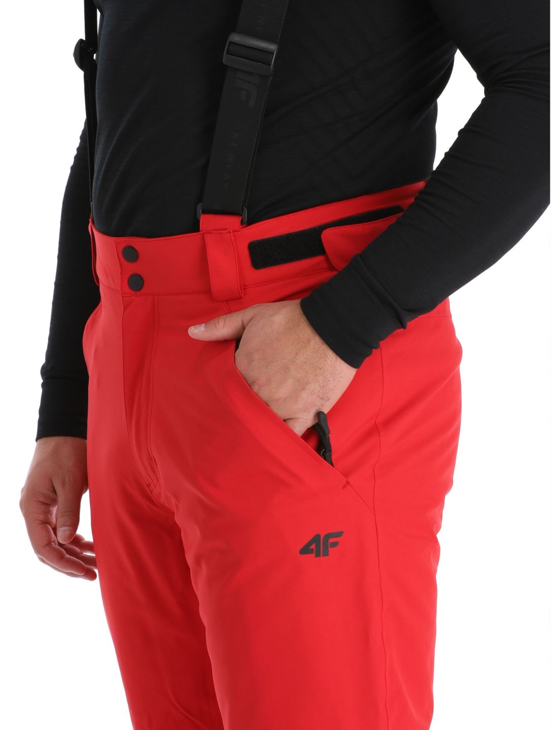 4F, Trousers Fnk  M402 pantalon de ski hommes Red rouge 