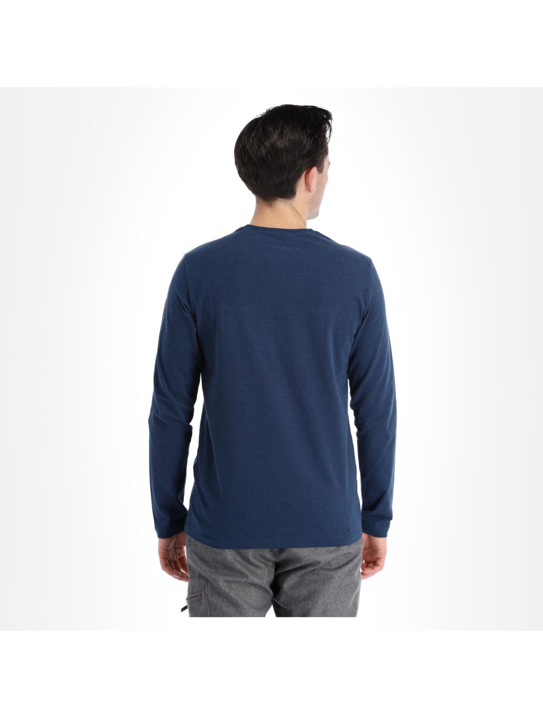 Almgwand, Seegatterlalm t-shirt hommes denim bleu 