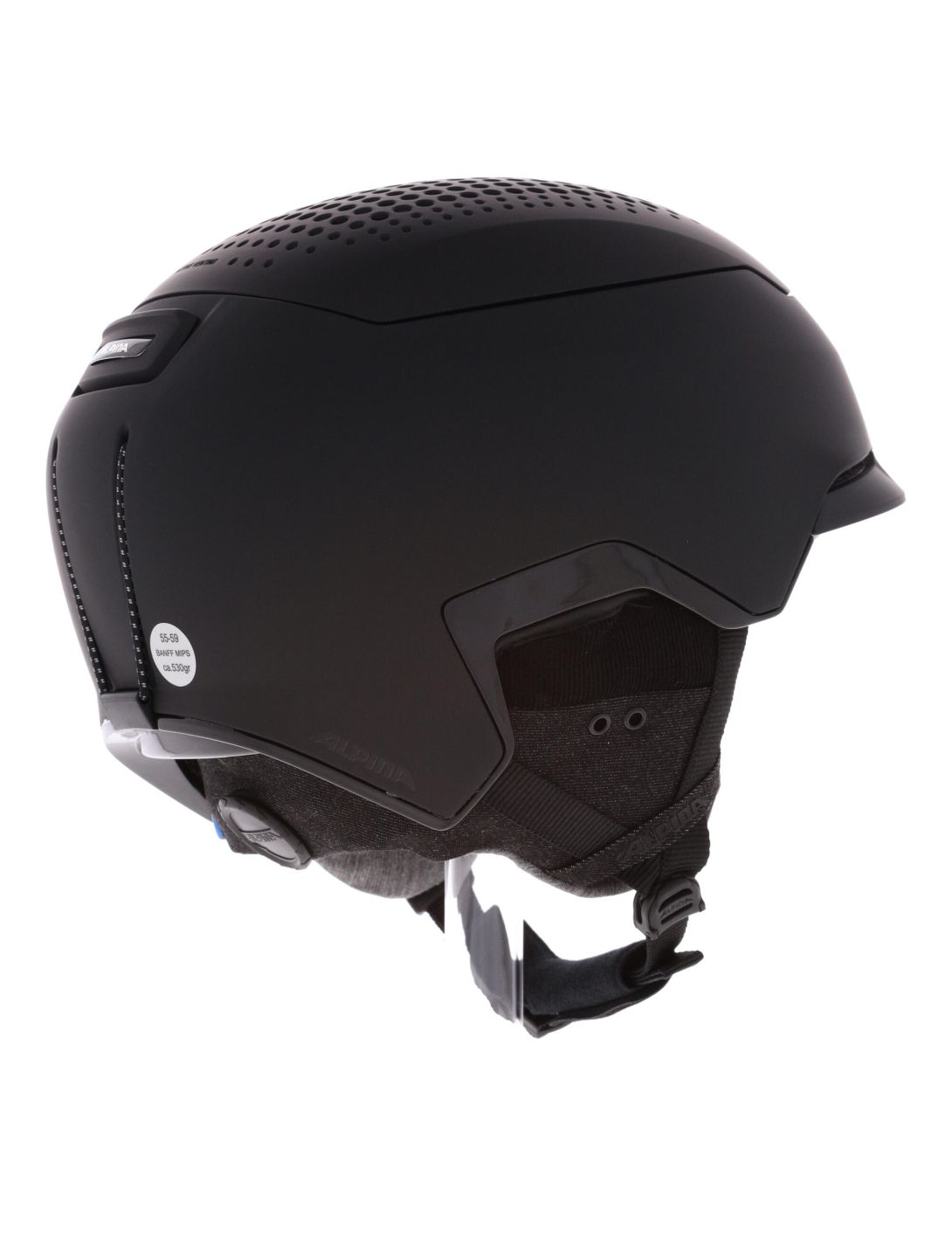 Alpina, Banff Mips casque de ski unisexe Black Matt noir 