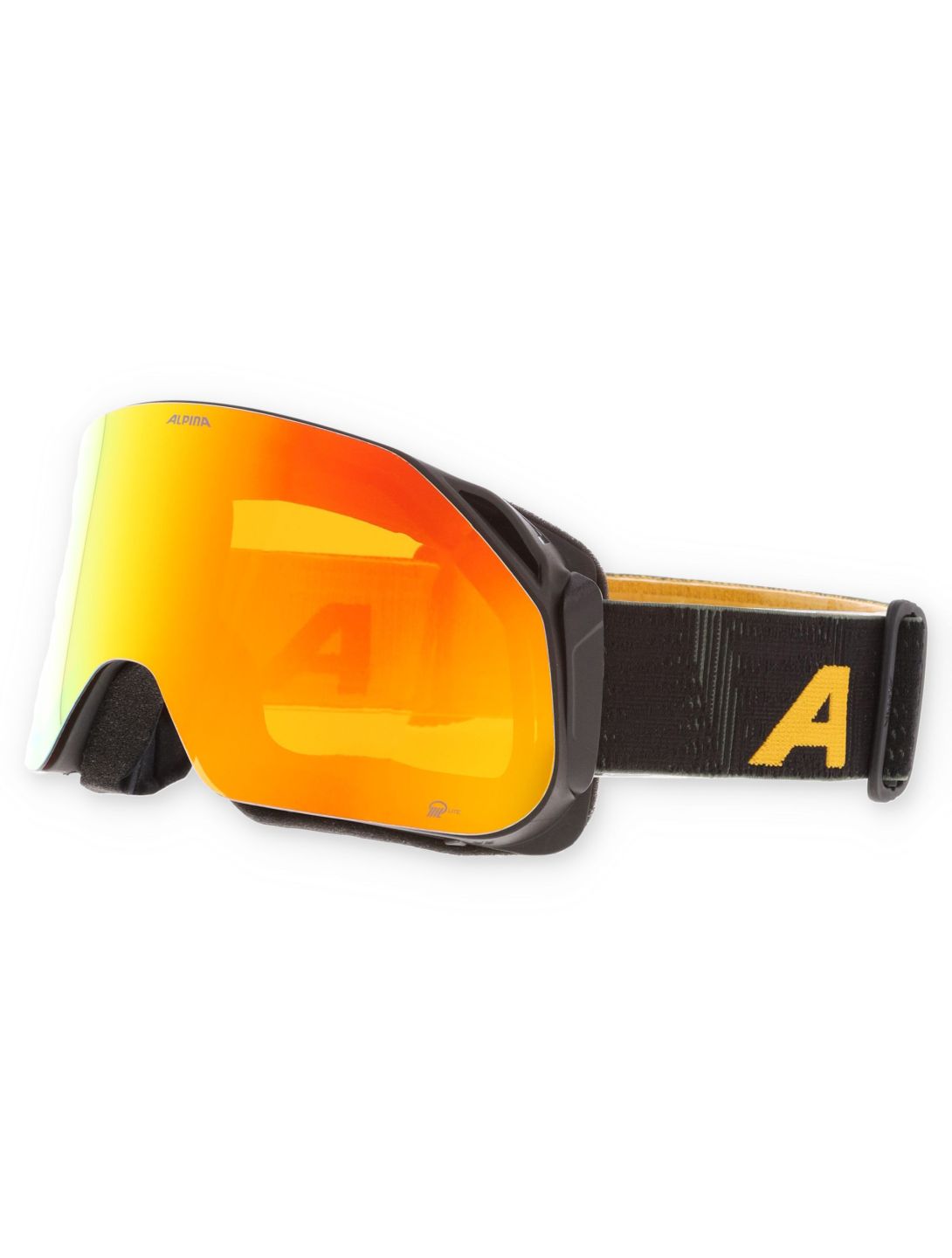 Alpina, Blackcomb Q-Lite lunettes de ski unisexe Black-Yellow Matt jaune, noir 