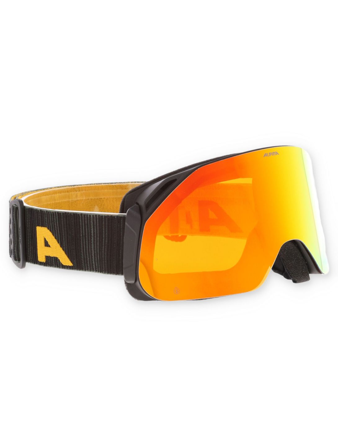 Alpina, Blackcomb Q-Lite lunettes de ski unisexe Black-Yellow Matt jaune, noir 