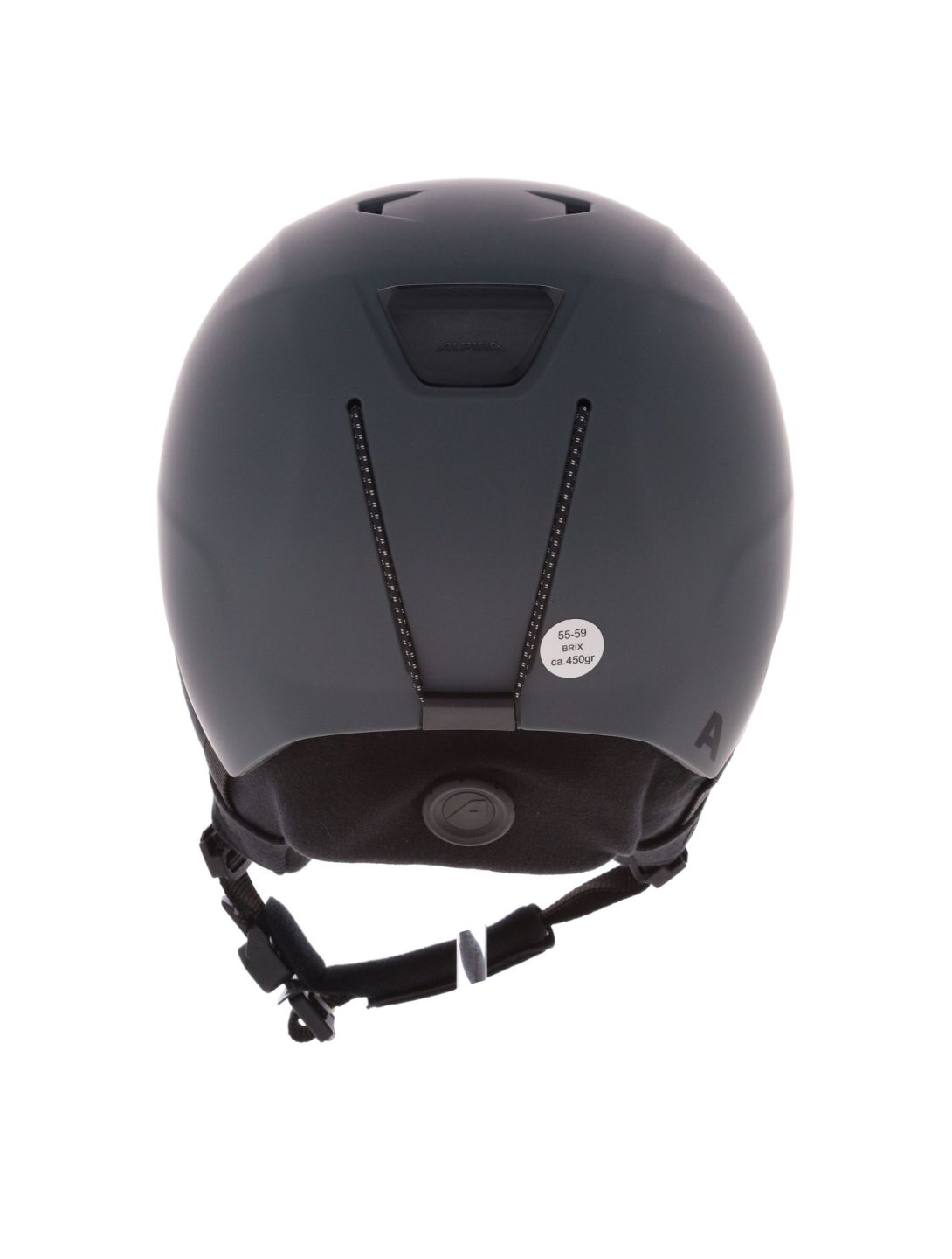 Alpina, Brix casque de ski unisexe Midnight Grey Matt gris 