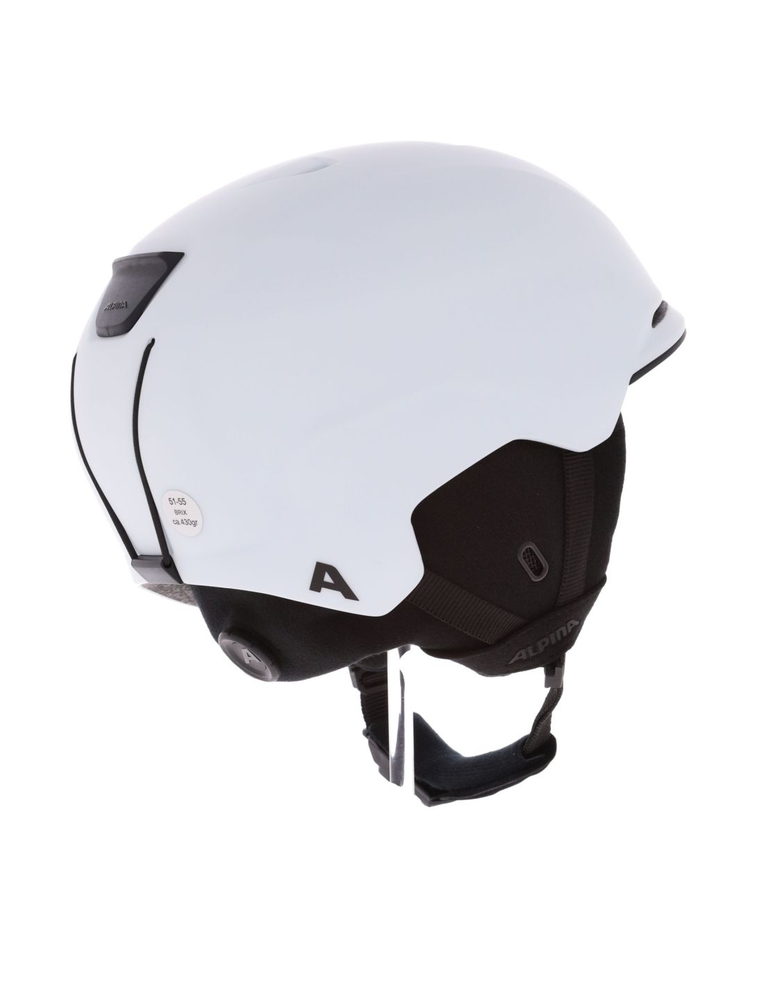 Alpina, Brix casque de ski unisexe White Matt blanc 