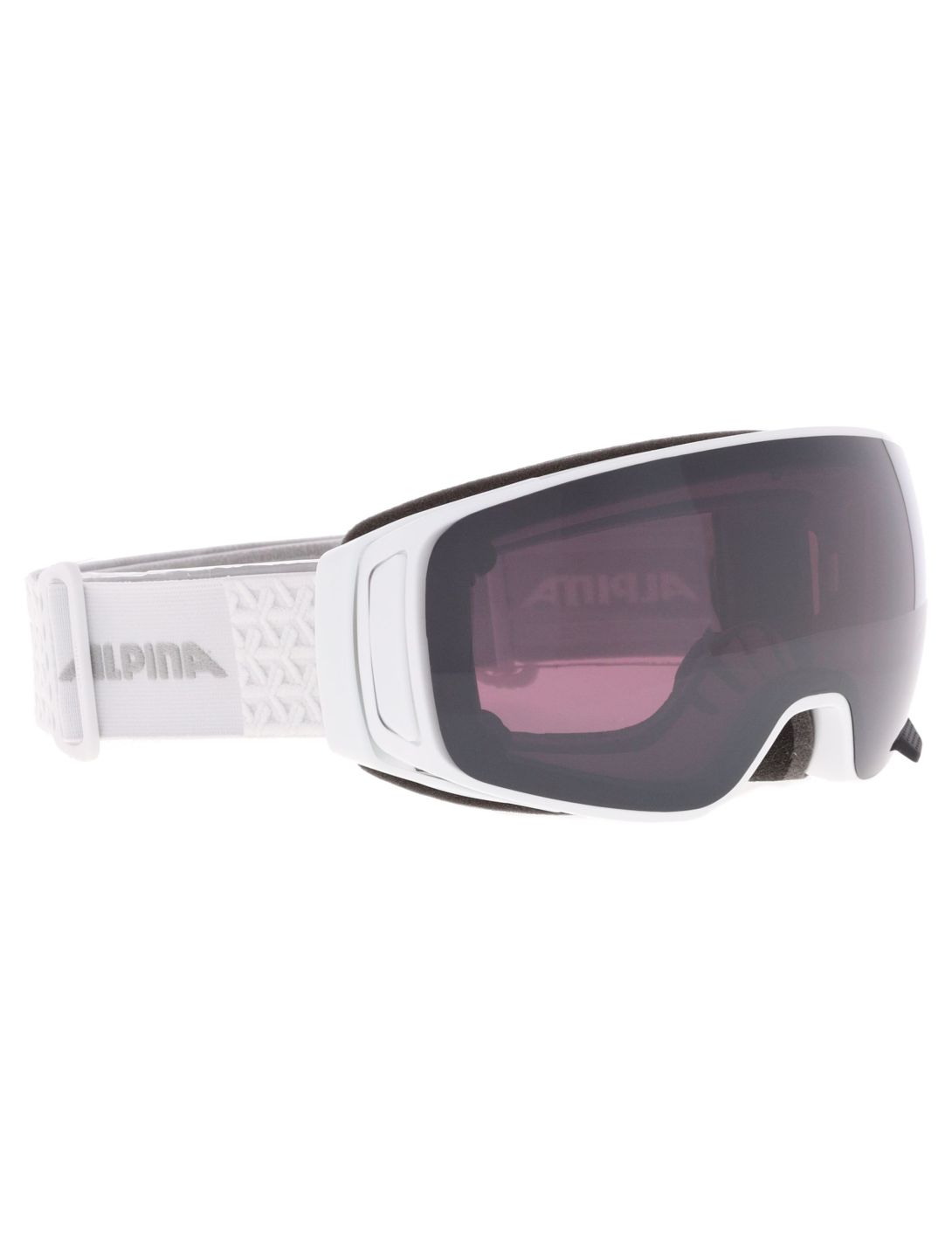 Alpina, Double Jack Mag Q lunettes de ski objectif supplémentaire unisexe White Gloss blanc 