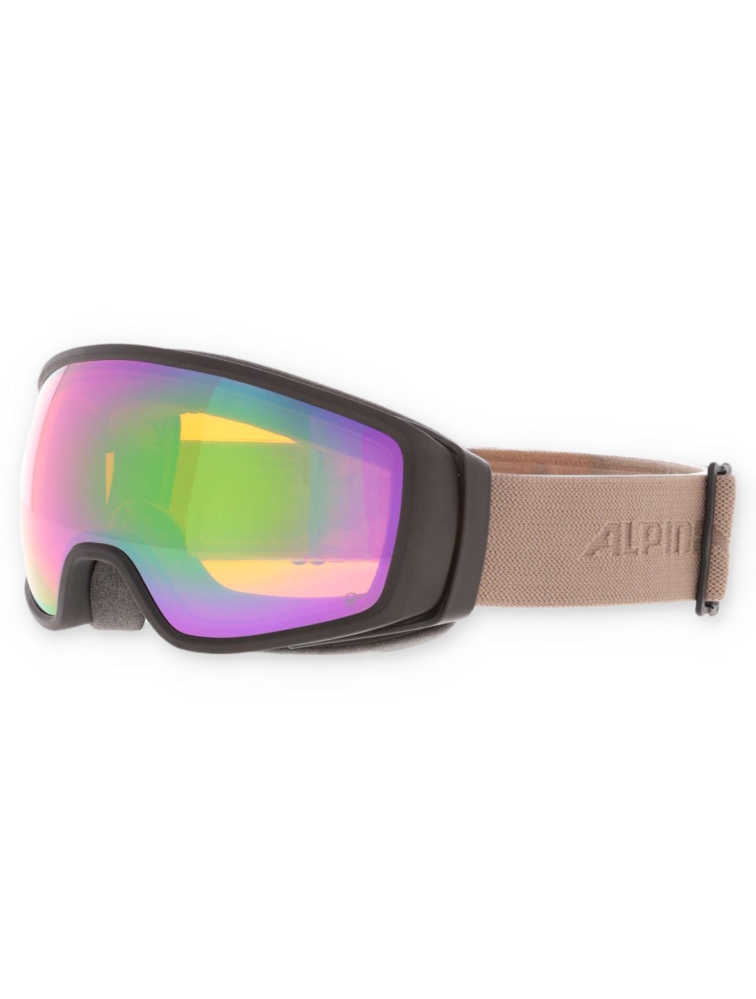 Alpina, Double Jack Planet Q-Lite lunettes de ski unisexe Black-Sand Matt brun, noir 