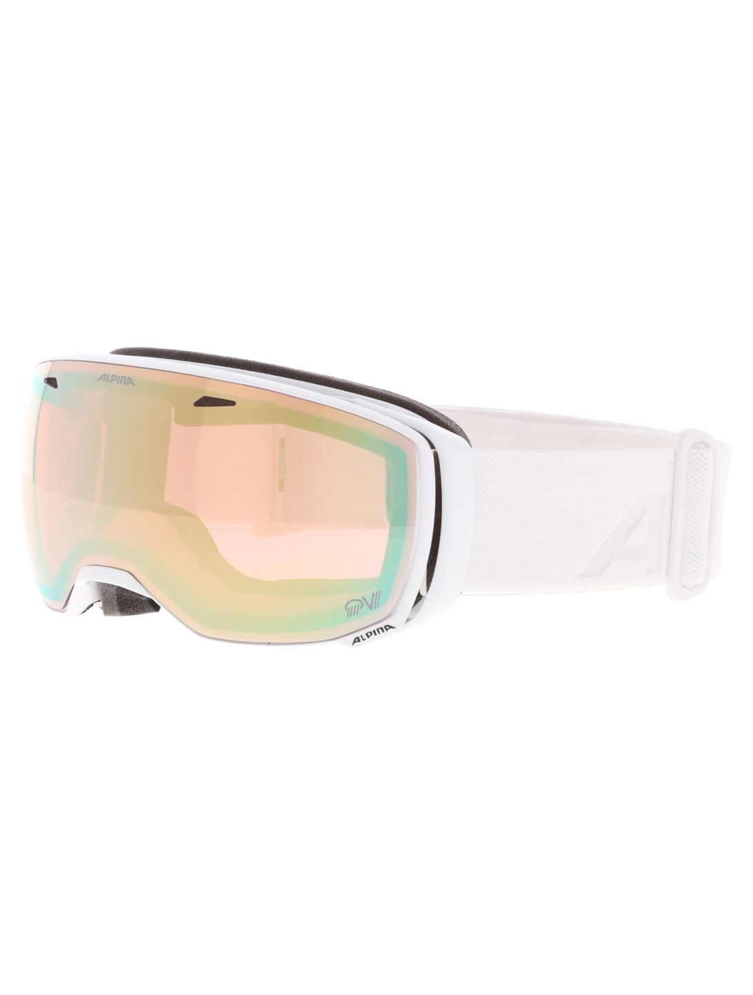 Alpina, Estetica Qv lunettes de ski unisexe White Gloss blanc 