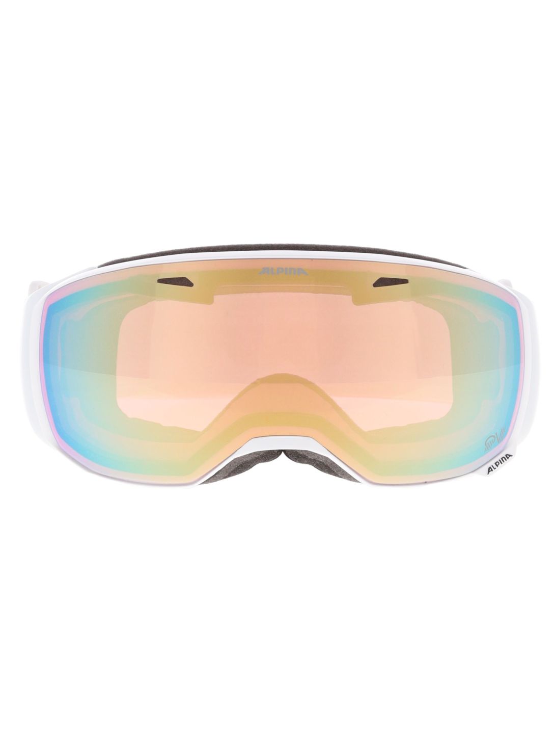 Alpina, Estetica Qv lunettes de ski unisexe White Gloss blanc 