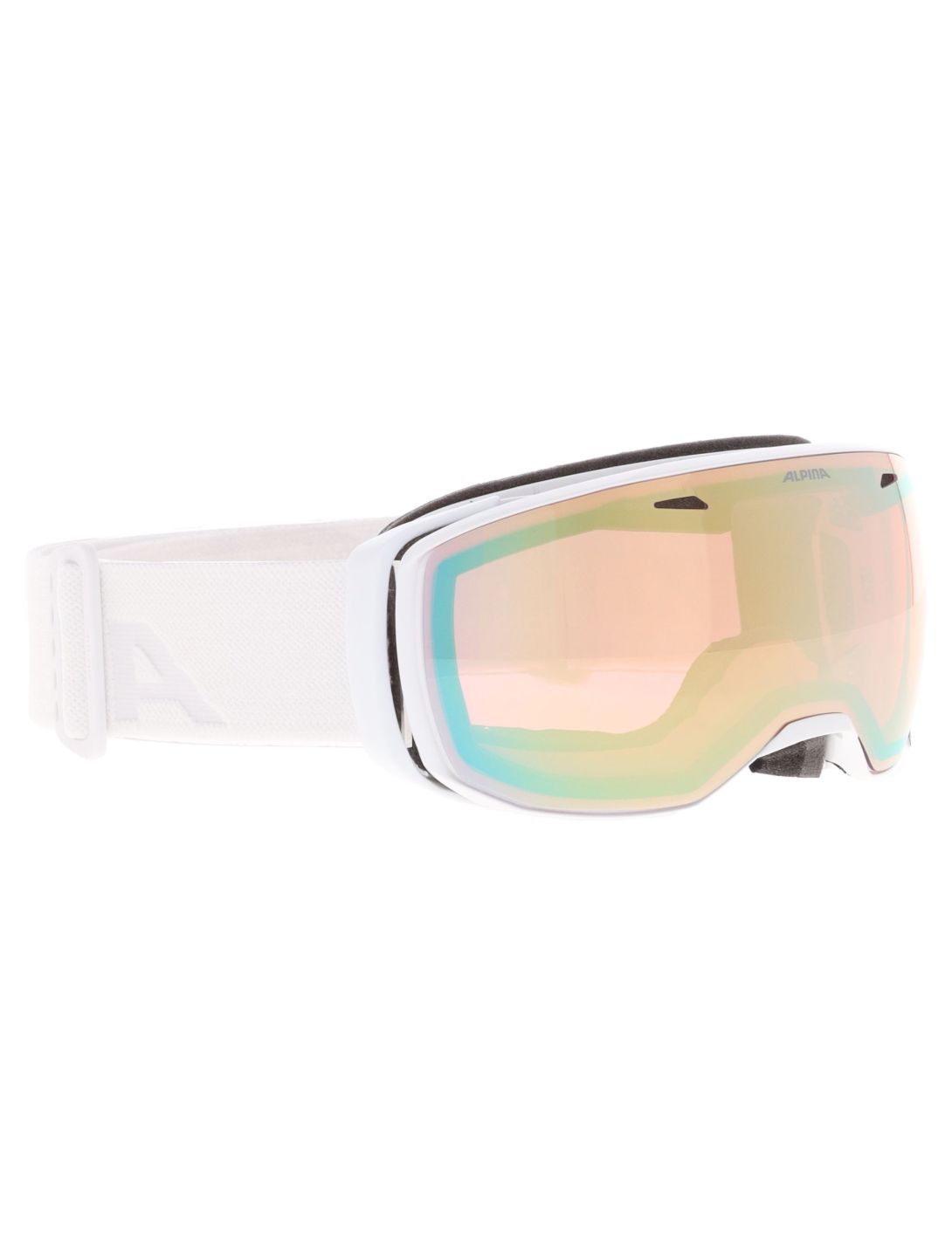 Alpina, Estetica Qv lunettes de ski unisexe White Gloss blanc 