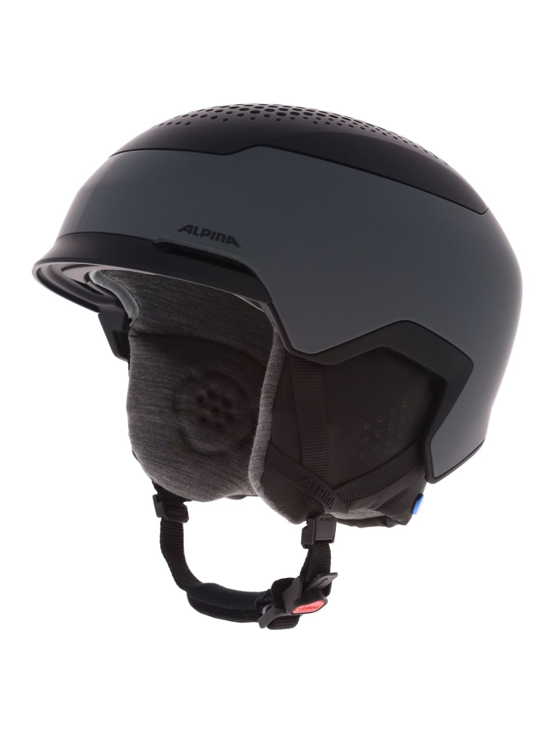 Alpina, Gems casque de ski unisexe Midnight Grey Black Matt gris, noir 