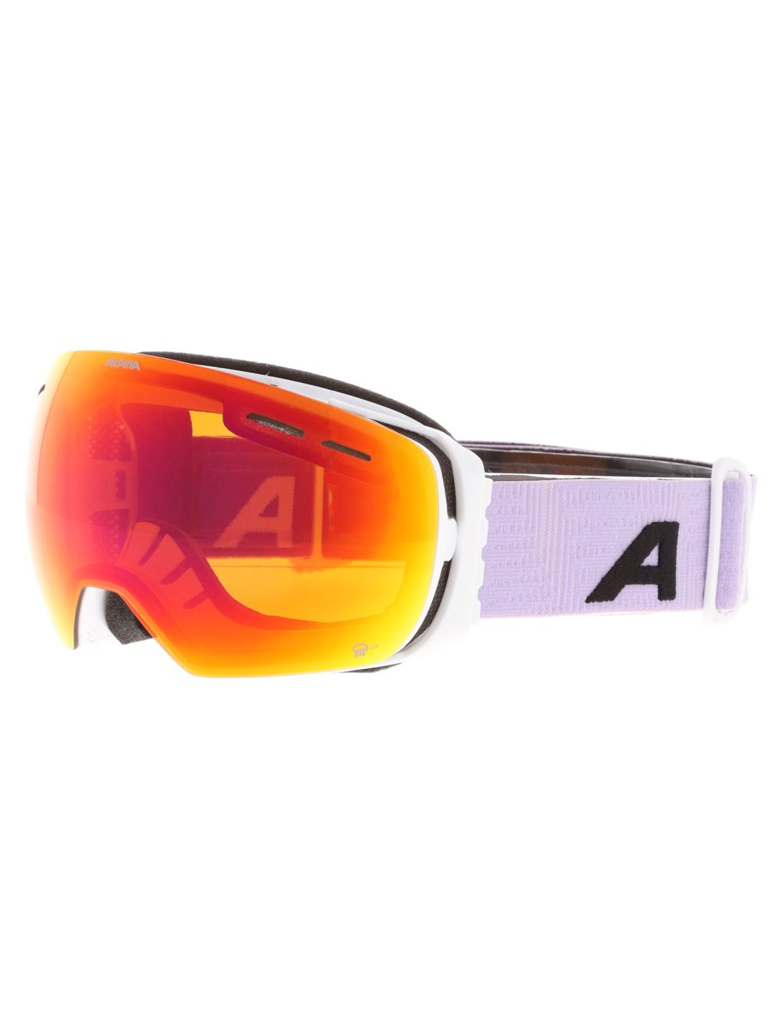 Alpina, Granby Q-lite lunettes de ski unisexe White Lilac Matt blanc 